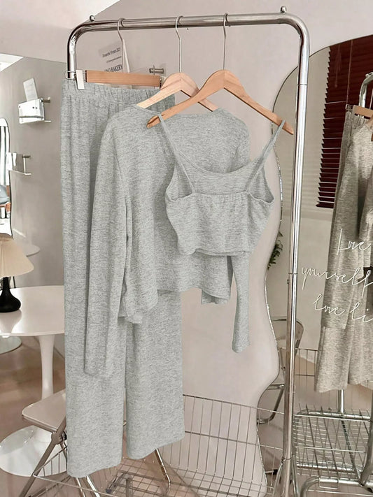 Cami & Shorts and Cardigan Set