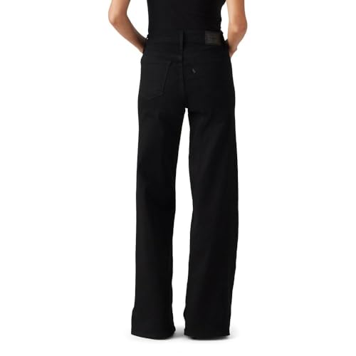 Levi's Women's 318 Shaping Wide-Leg Jeans (Also Available in Plus), (New) Soft Black, 24