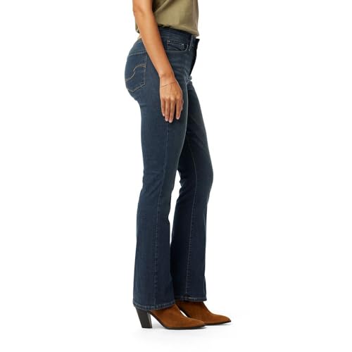 Levi Strauss Signature Gold Women's Totally Shaping Bootcut Jeans Mid-Rise Stretch Denim (Available in Plus Size), Blue Laguna-Waterless, 6 Regular