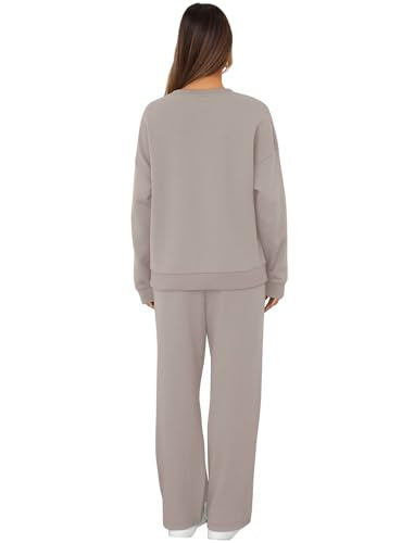 XIEERDUO Sweatsuits for Women 2 Piece Sets for Women Sweat Set Fall Fashion Must Haves Luxury Outfits Oversized Sweatshirt Plus Size Workout Sets School Outfits Lounge Set 2XL
