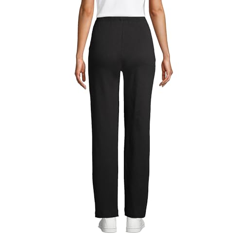 Lands' End Women s Sport Knit Pants Black Regular Medium