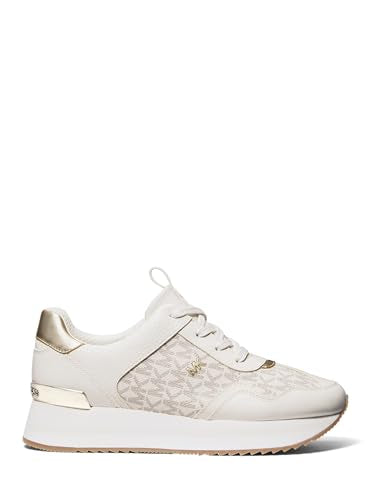 Michael Kors Women's Raina Trainer, Vanilla, 7.5
