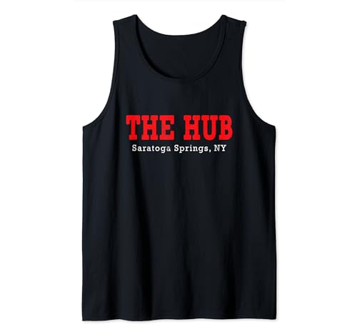 The Hub Saratoga Springs Fun Meet Retro 60s 70s 80s Vintage Tank Top