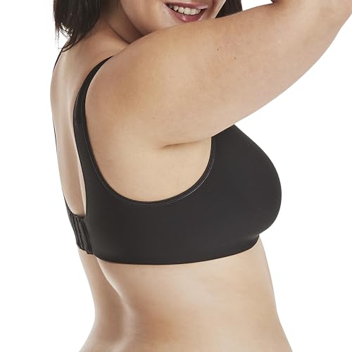 Hanes womens Smoothtec Comfortflex Fit Wirefree Mhg796 Bra, Black, 3X-Large US