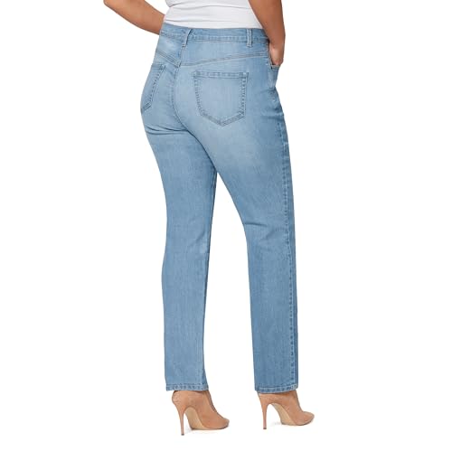 Gloria Vanderbilt womens Amanda Classic High Rise Tapered Jean, Callisto, 20 Plus Regular