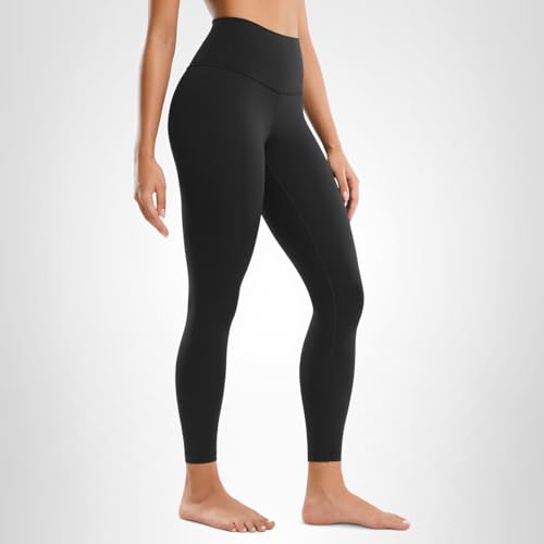 CRZ YOGA Butterluxe Yoga Leggings 25" - High Waisted Buttery Soft Womens Workout Lounge Pants Black X-Large