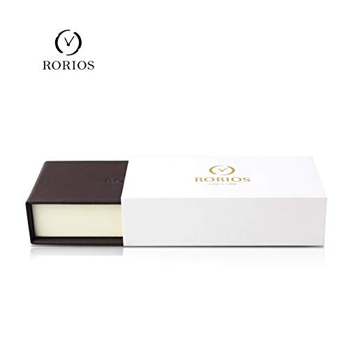 RORIOS Car Hub Design Watch Men’s Analogue Quartz Watches 3ATM Waterproof Wrist Watch Fashion Cool Watch for Men with Stainless Steel Strap