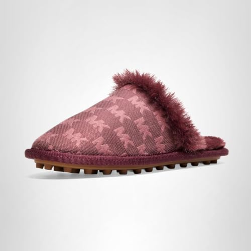 Michael Kors Women's Ada Slipper, Oxblood, 7