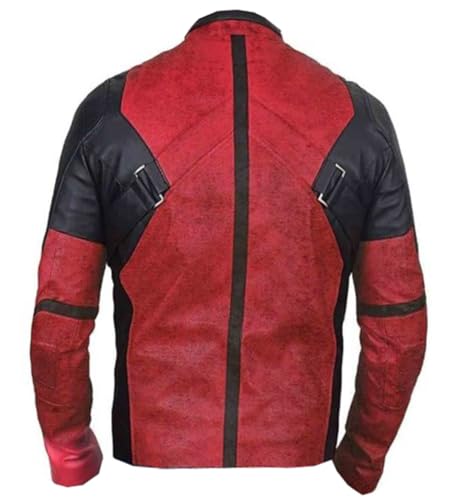 THE HUB LEATHER Dead Ryan Faux Leather Reynolds Pool Jacket Holly wood Movie Design