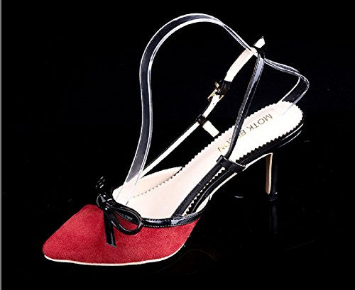 glasstore 5 Pairs Shoe Trees for Women Sandals High Heel Shoes Clear Acrylic Retail Shop Display Stand Plexiglass Shoes Supporter Forms Inserts