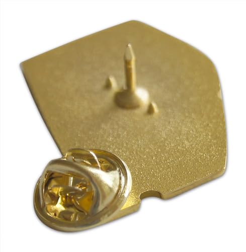 Novel Merk Swiss, Brie, & Other – Cheese Lapel Pin, Hat Pin & Tie Tack Set - with Clutch Back (3- Swiss), Medium, Yellow