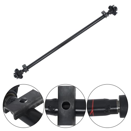 Thomletha Trailer Axle 2000 lbs Axle Beam 5 Lug Trailer Axle 56.5 inch Hub Face 46.5 inch Spring Center