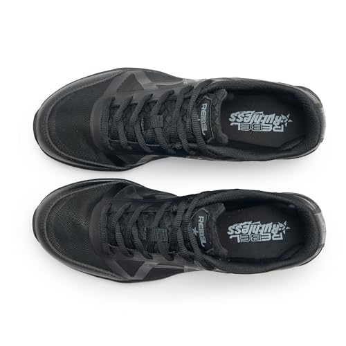 Rebel Athletic Ruthless Cheer Shoe, Blackout, Size 6.5