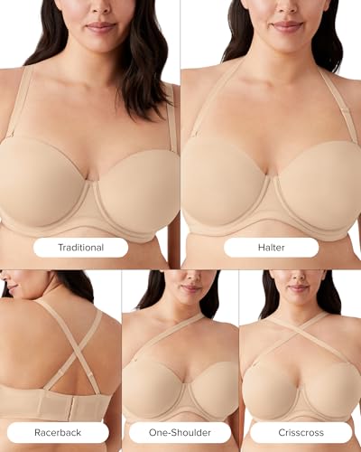 Wacoal Red Carpet Full-Busted Strapless Bra 854119 Natural Nude 34DDD