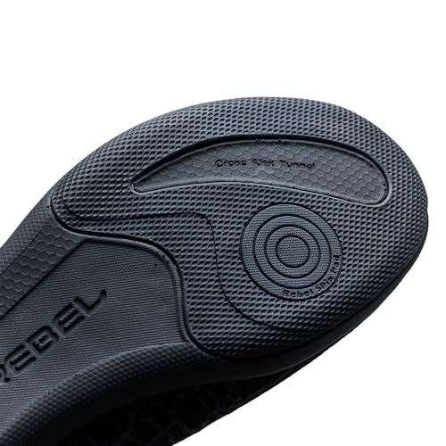 Rebel Athletic Ruthless Cheer Shoe, Blackout, Size 6.5