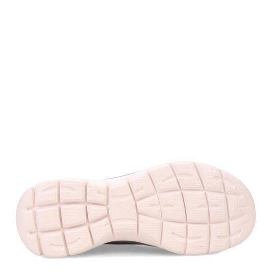 Skechers Women's Hands Free Slip-ins Summits Classy Night Sneaker, Black Rose Gold, 8