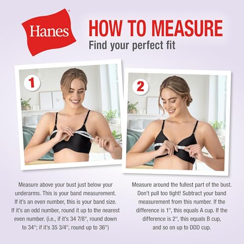Hanes womens Smoothtec Comfortflex Fit Wirefree Mhg796 Bra, Black, 3X-Large US