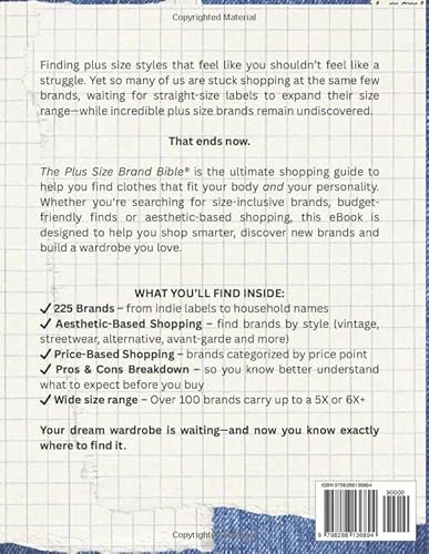 The Plus Size Brand Bible: 225 Fashion Brands That See You, Celebrate You, and Fit You