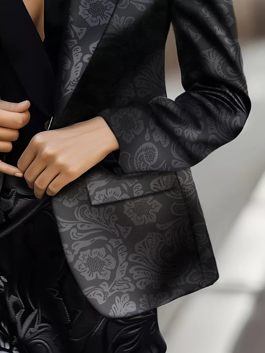 Lapel Collar Slim Fit Blazer