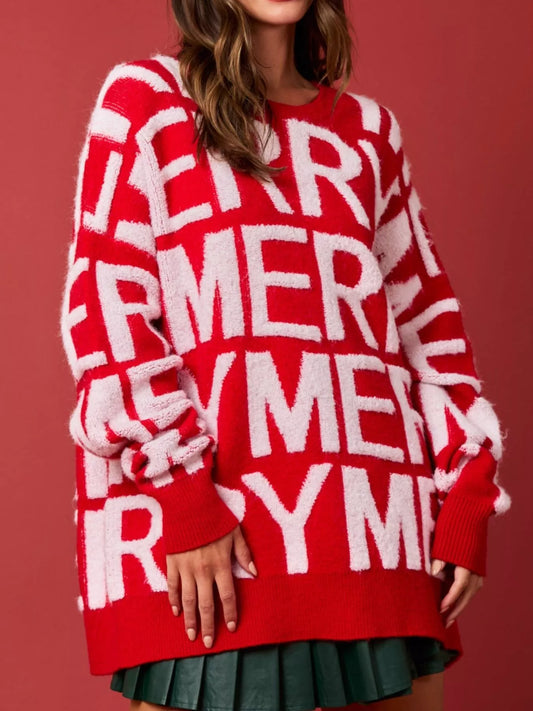 Christmas Merry Festive Holiday Sweater