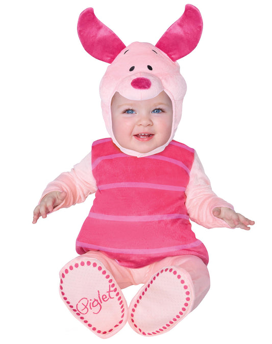 Baby Piglet Costume 0-18 Months - Winnie Pooh Halloween Outfit Infant