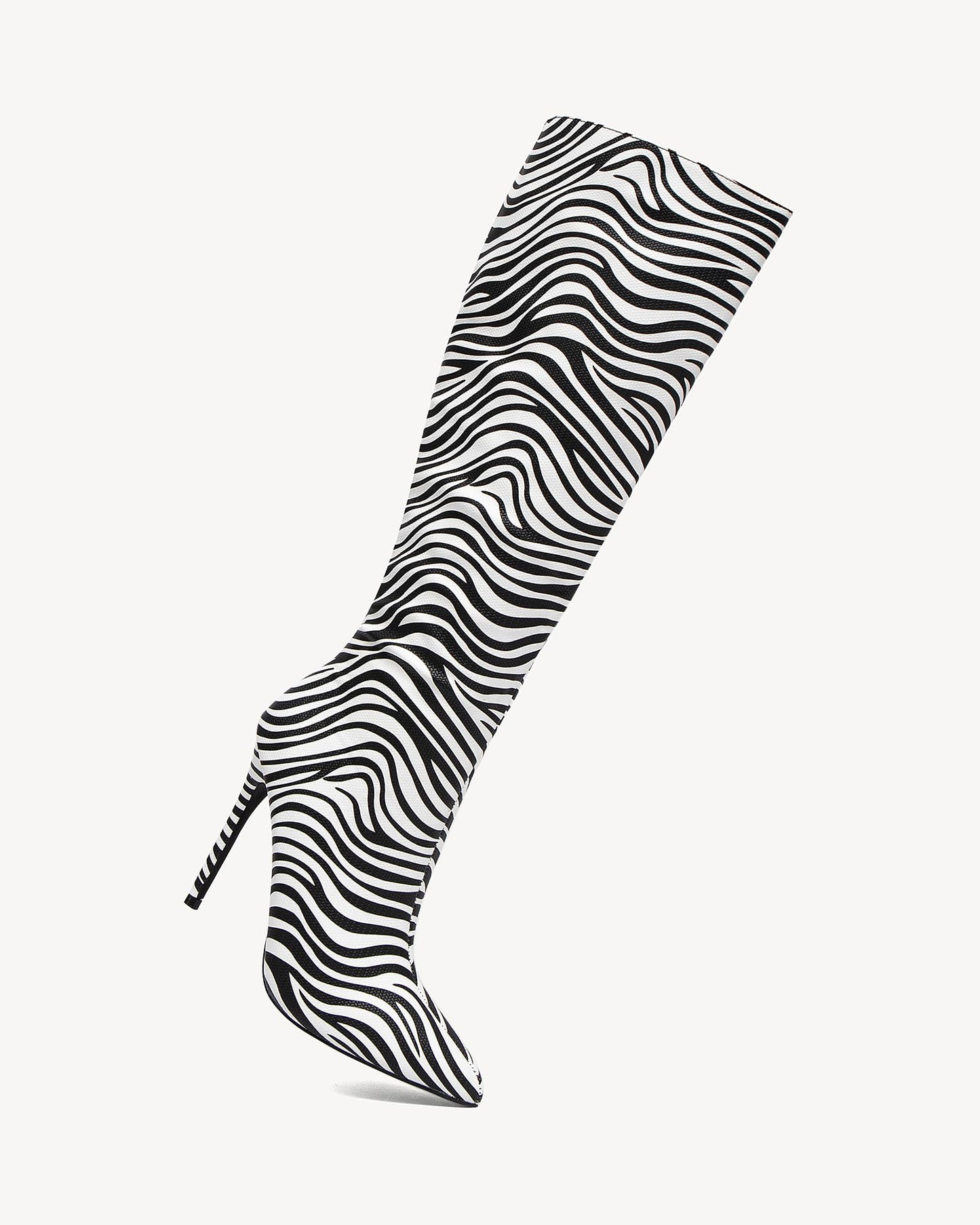 NEWBELLA Women's Suede Knee-High Boots - Sleek Design Stiletto Heel Boots for Daily Wear, Halloween, Christmas