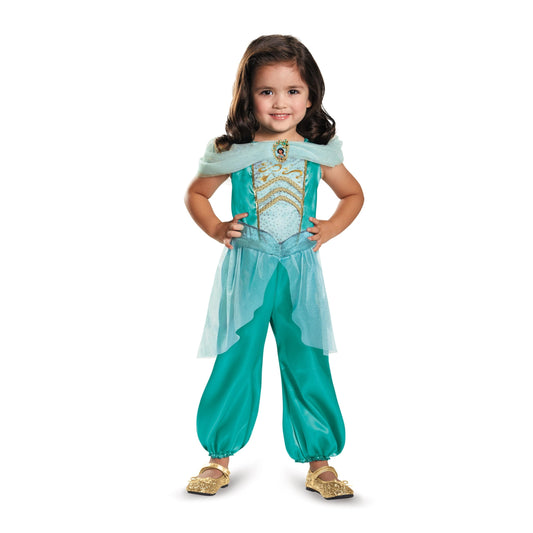 Princess Jasmine Costume - Classic Toddler Girls Halloween Outfit One Color
