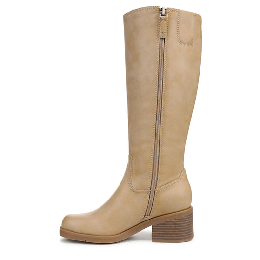 Dr. Scholl's Women's Joplin Knee High Boot Warm Tan - Wide Calf 10 M