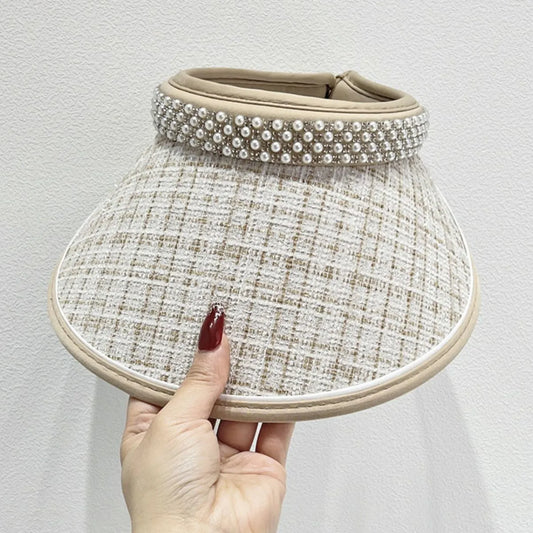 Pearl Detail Sunscreen Hat