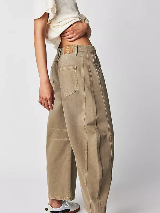 Wide Leg Relaxed Fit Jeans