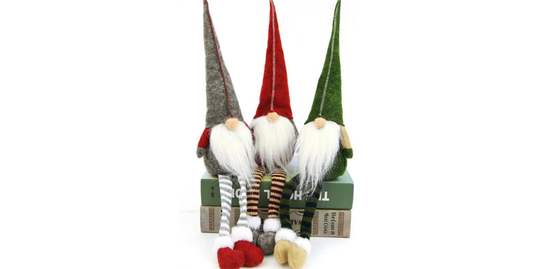 3-Piece Christmas Gnome Set – Add Whimsy & Charm to Your Holiday Decor