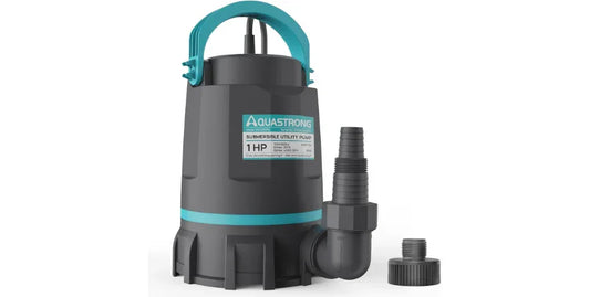Aquastrong 1 HP Sump Pump — Heavy-Duty Water Removal Made Easy