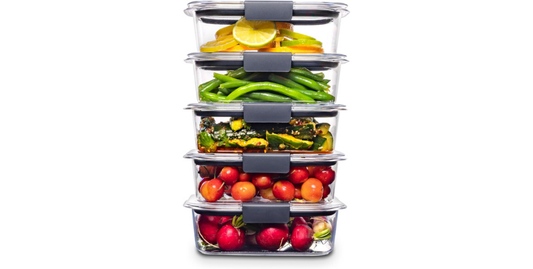 Rubbermaid Brilliance Food Storage Containers – Leak-proof & BPA-Free for Meal Prep and Leftovers