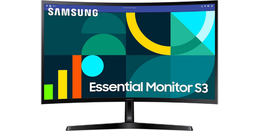 SAMSUNG 27" Curved Monitor – Immersive Viewing for Work and Play