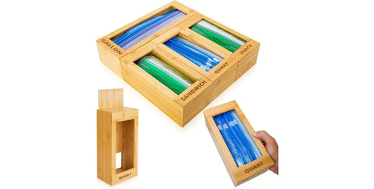 Transform Your Kitchen with the mHomeAid Bamboo Bag Storage Organizer