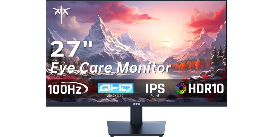 Upgrade Your Setup with the KTC 27-Inch QHD Monitor!