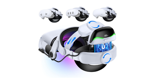 Upgrade Your VR Gaming: Kawaye Comfort Head Strap with Battery Pack