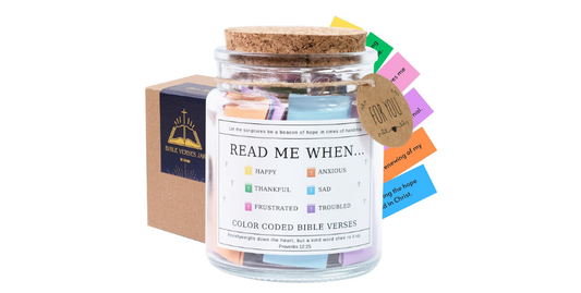 Uplift Your Spirit with the Bible Verse Jar – A Gift of Faith and Encouragement