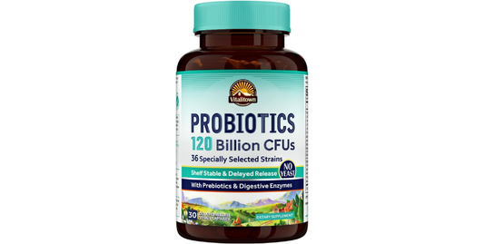 Vitalitown Probiotics 120 Billion CFUs: The Ultimate Digestive Support Capsule