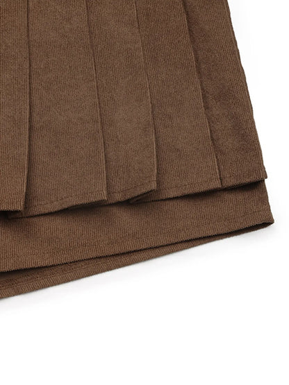 Pleated Mini Skort