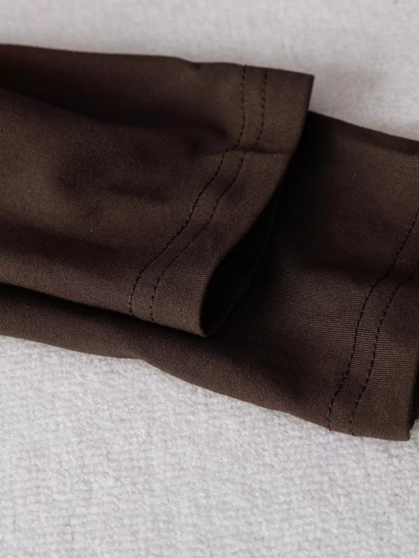 Ruched Long Sleeve A-Line Dress