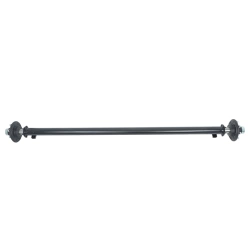 labwork 7000Lbs 8 Lug Trailer Axle 95 Inch Hub Face 80 Inch Spring Center 8 x 6.5 Bolts for Light Duty Trailers