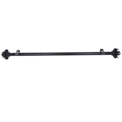 Thomletha Trailer Axle 2000 lbs Axle Beam 5 Lug Trailer Axle 60 inch Hub Face 46 inch Spring Center