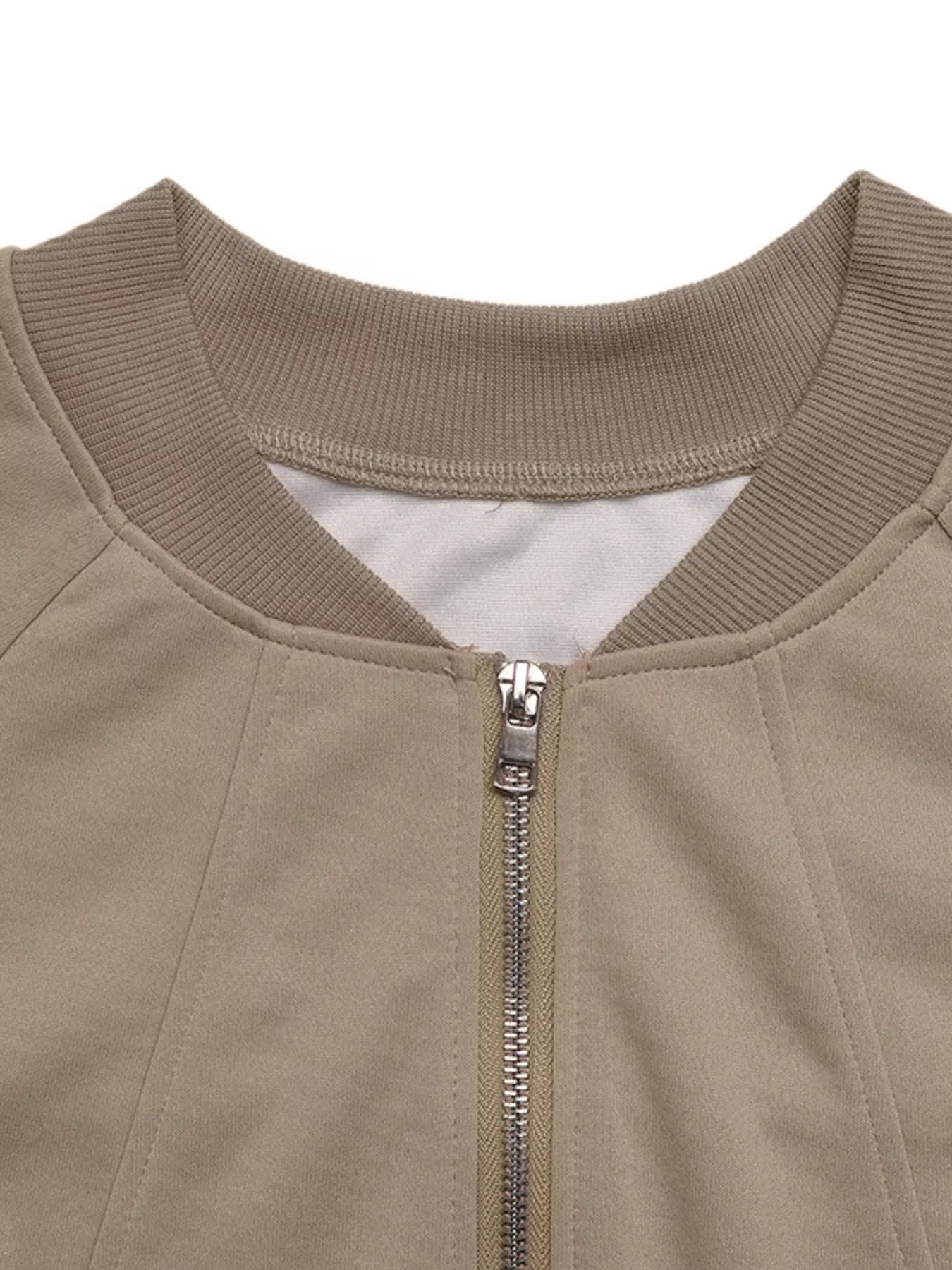 Zip Up Raglan Sleeve Jacket