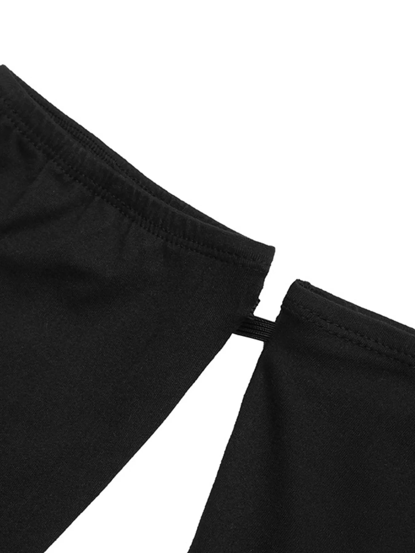 Flower Long Sleeve Single Shoulder Bodysuit