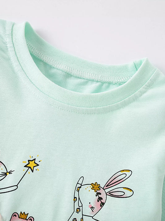 Children's Dancing Friends Long Sleeve Top and Pants Set