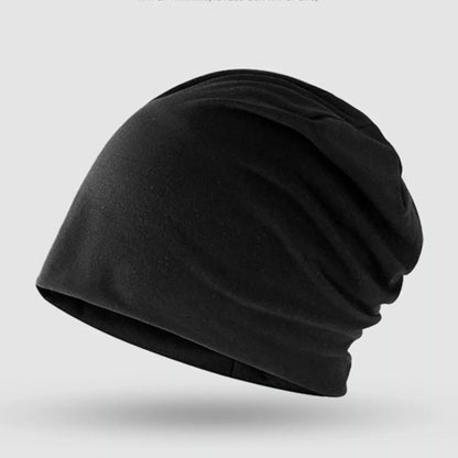 Slouchy Beanie Hat Black One Size