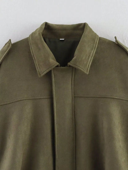 Zip Up Oversized Jacket