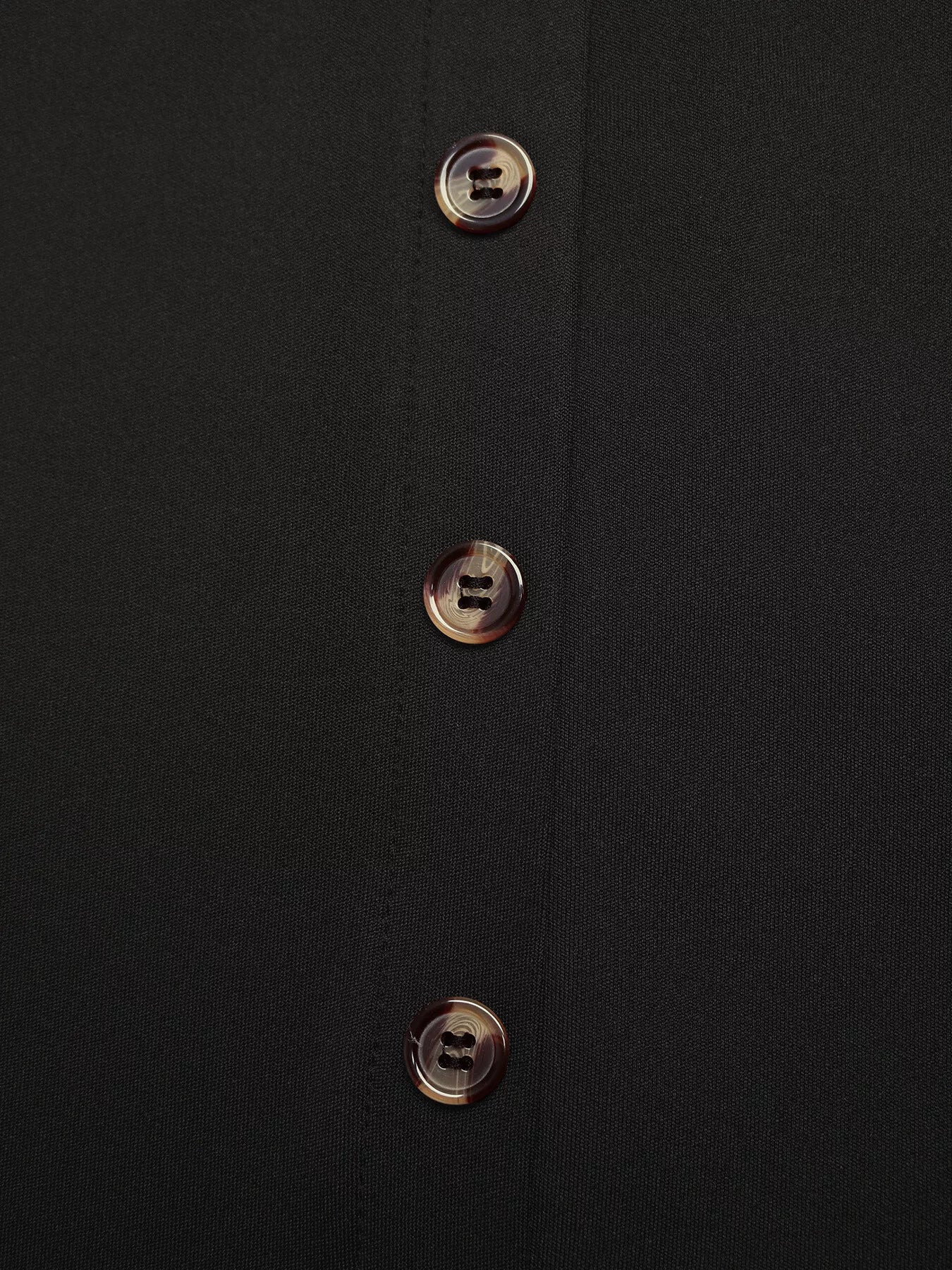 Button-Front Midi Skirt with Pockets