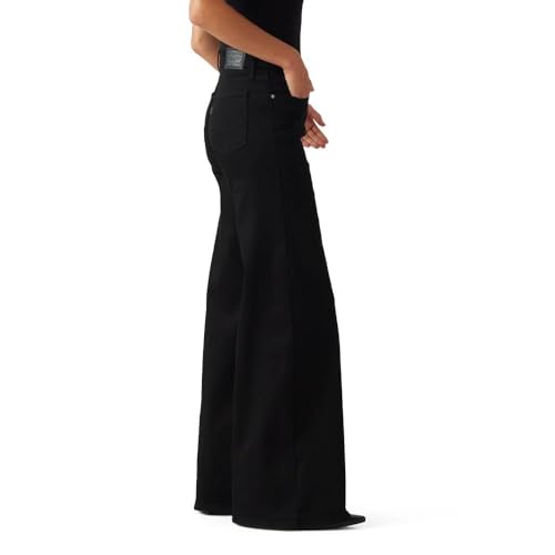 Levi's Women's 318 Shaping Wide-Leg Jeans (Also Available in Plus), (New) Soft Black, 24